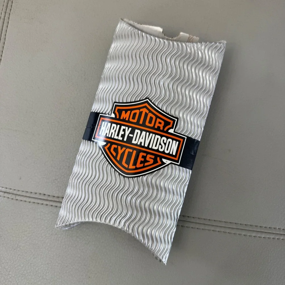 Harley-Davidson Black Leather Travelmate Phone Holder Belt‎ Clip Case 97640-02V